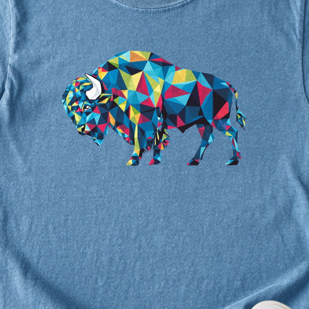 Buffalo Mosaic Kids Cotton T-Shirt