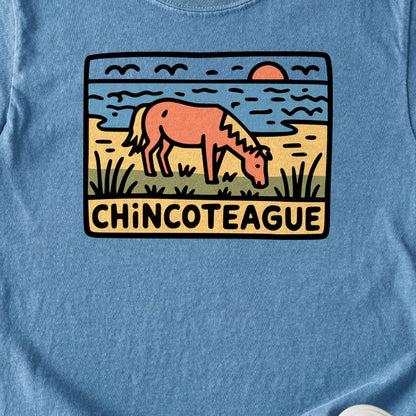 Chincoteague National Wildlife Refuge Kids Cotton T-Shirt