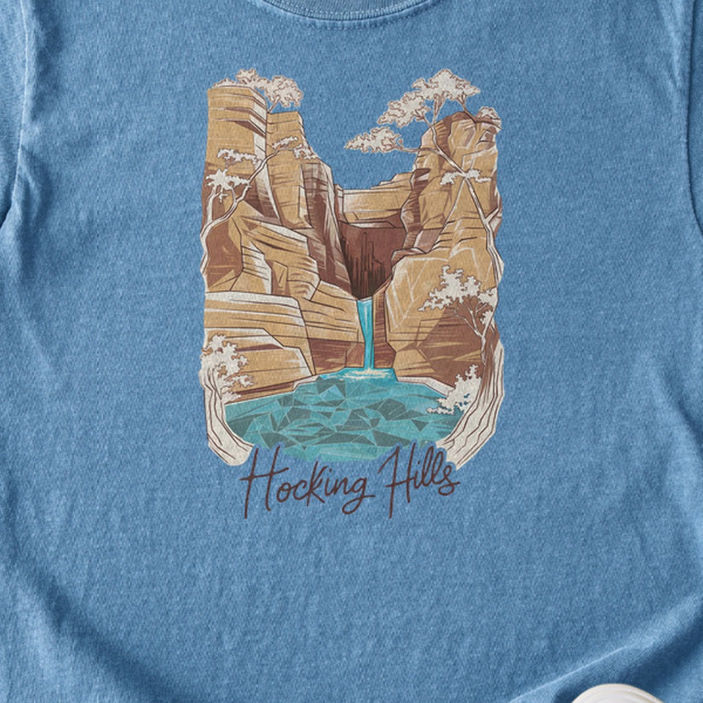 Hocking Hills State Park Kids Cotton T-Shirt