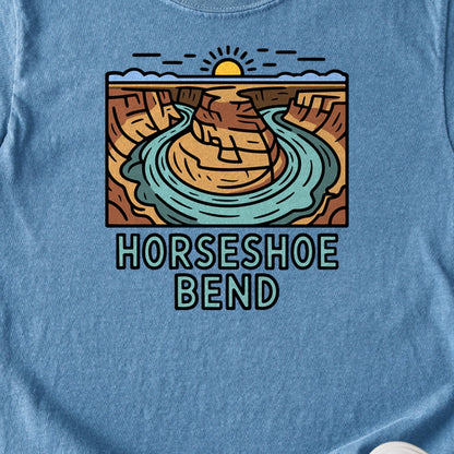 Horseshoe Bend Glen Canyon Kids Cotton T-Shirt