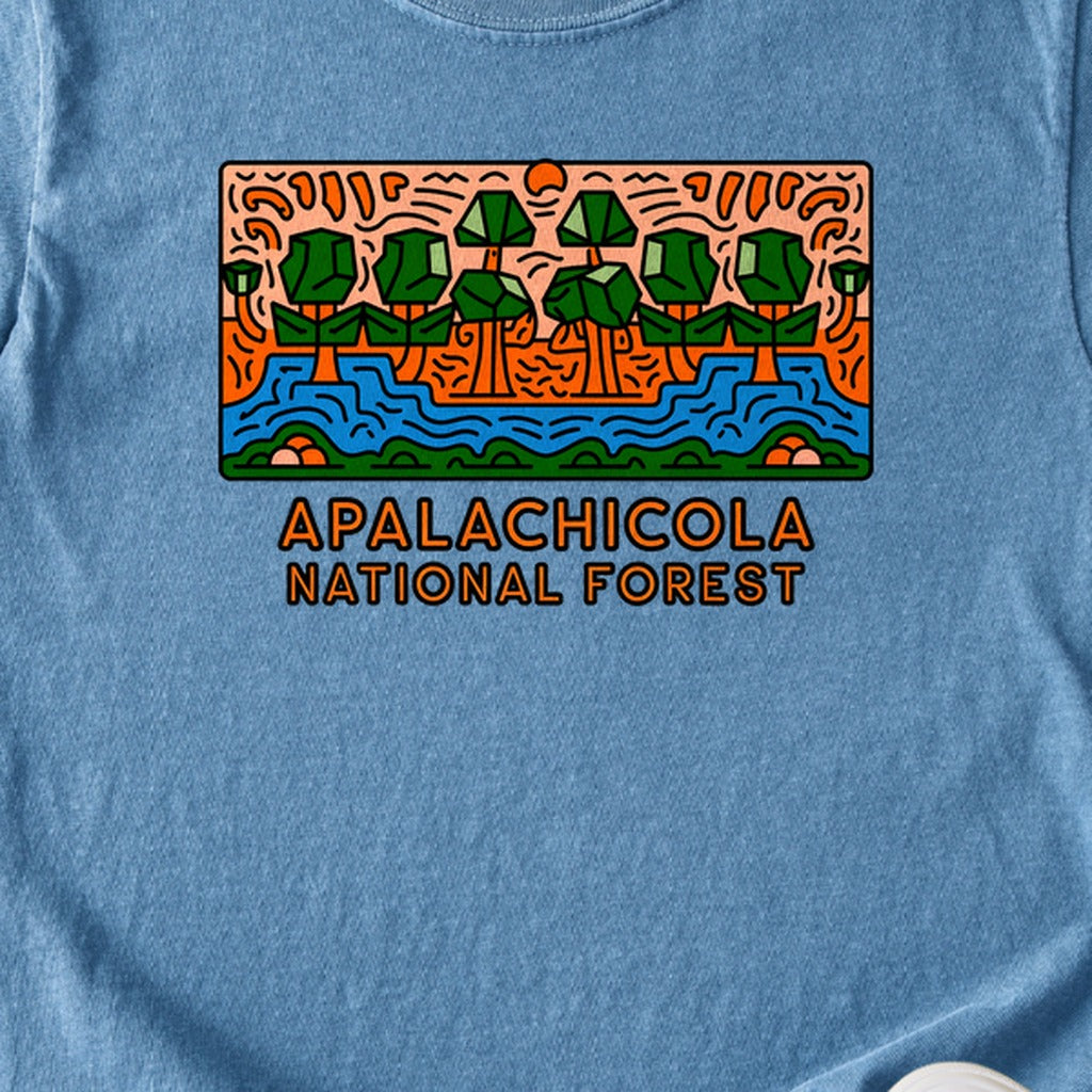 Apalachicola National Forest Kids Cotton T-Shirt