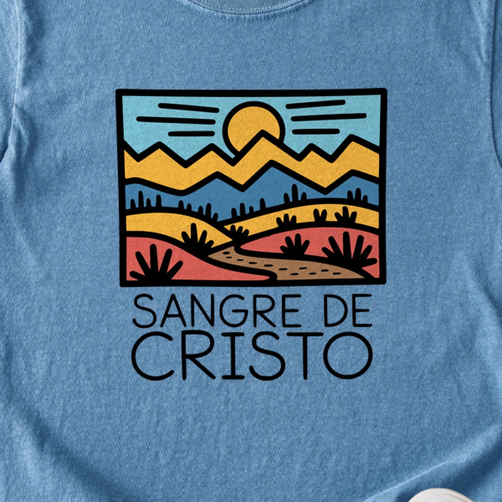 Sangre De Cristo Mountains Kids Cotton T-Shirt