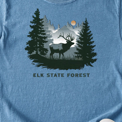 Elk State Forest Kids Cotton T-Shirt