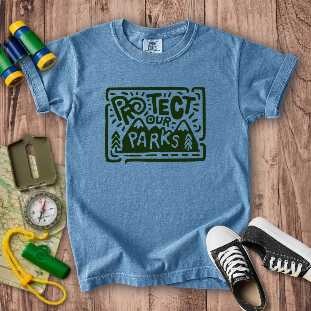 Protect Our Parks Kids Cotton T-Shirt