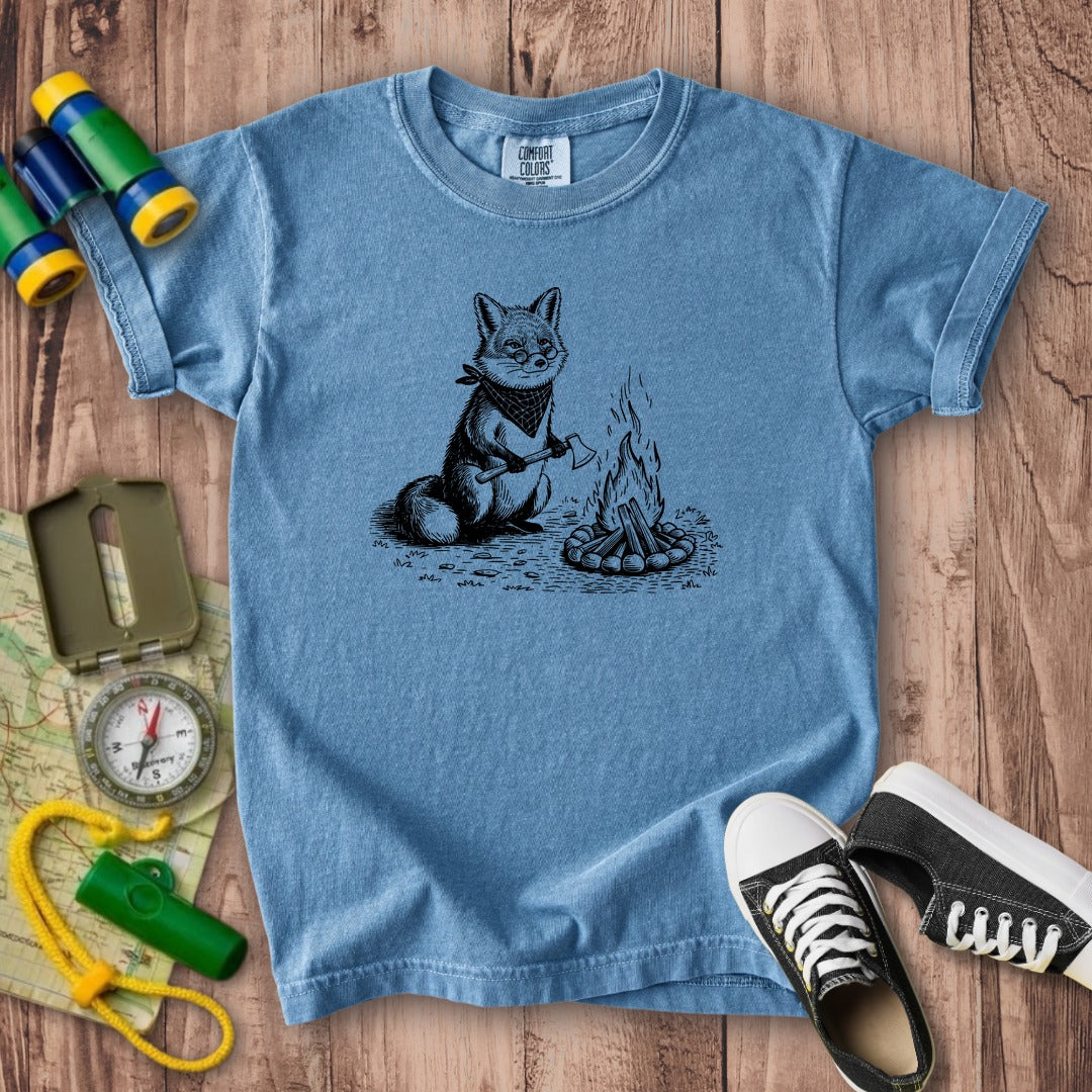 The Pyrofessor Fox Kids Cotton T-Shirt