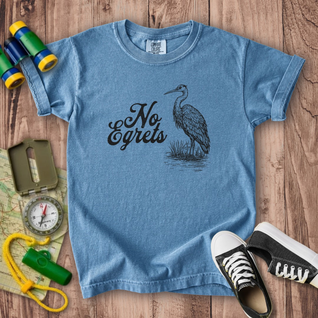 No Egrets Kids Cotton T-Shirt
