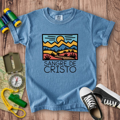 Sangre De Cristo Mountains Kids Cotton T-Shirt