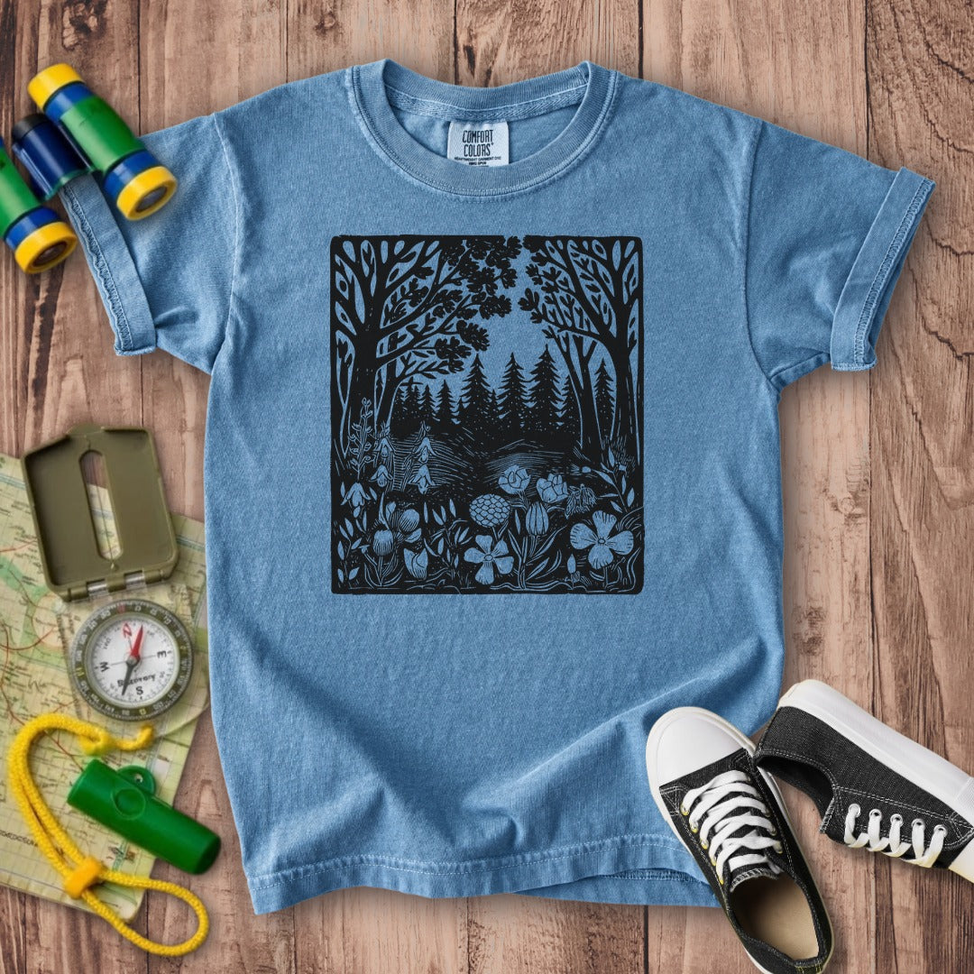 Forest Bloom Kids Cotton T-Shirt