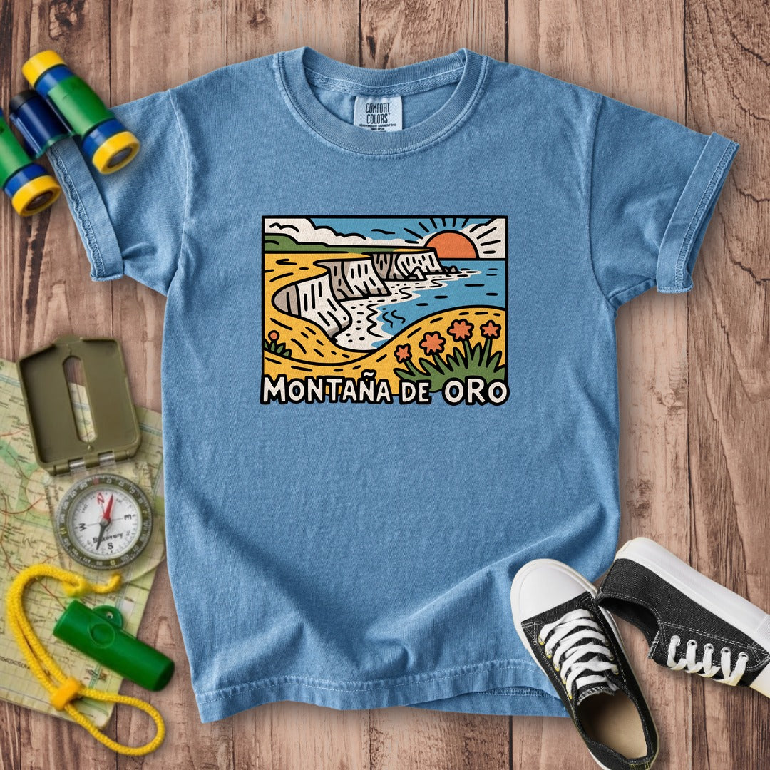 Montana de Oro State Park Kids Cotton T-Shirt