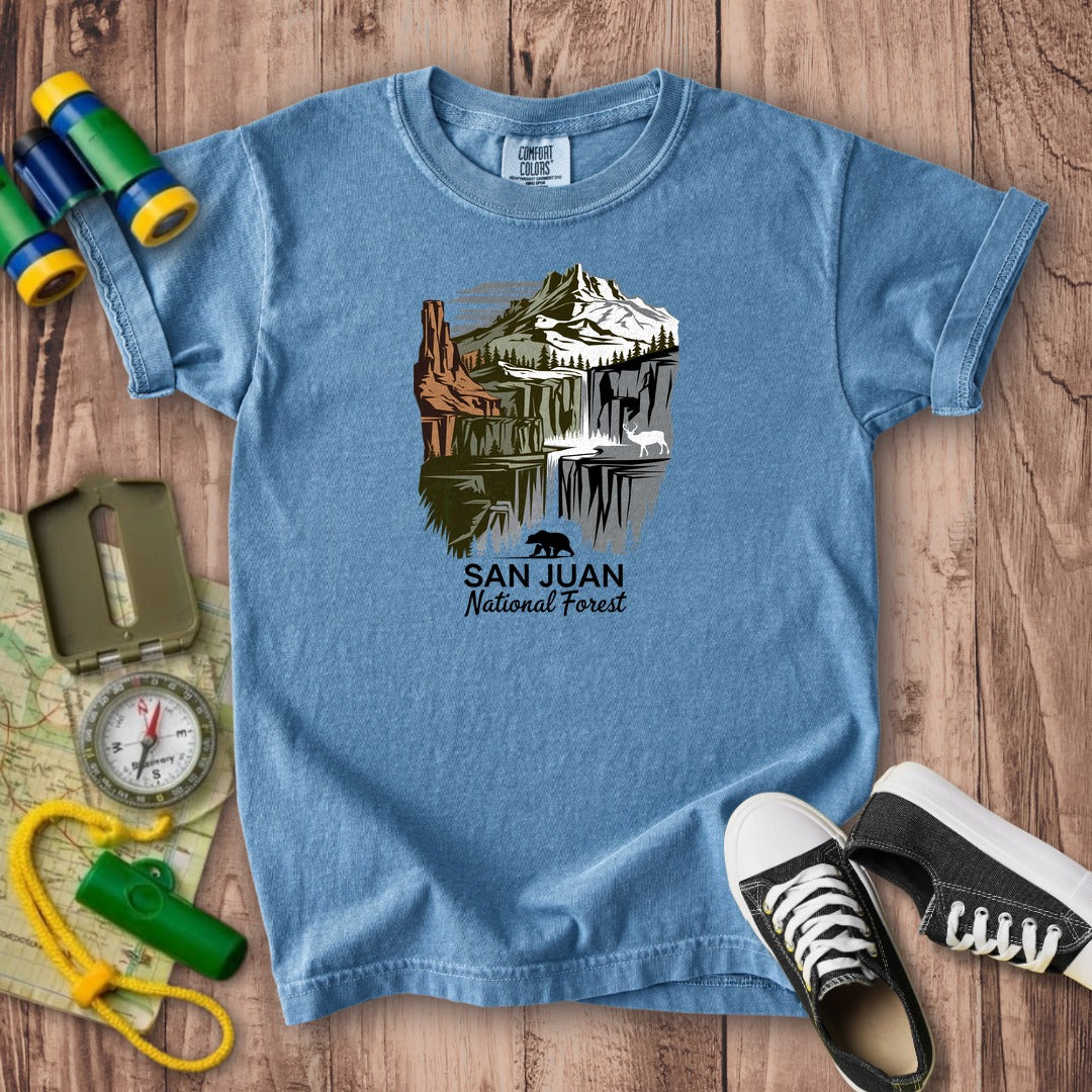 San Juan National Forest Kids Cotton T-Shirt