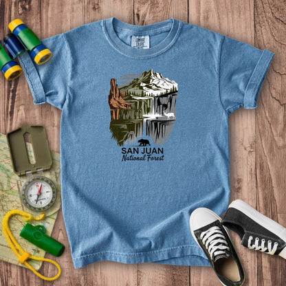 San Juan National Forest Kids Cotton T-Shirt