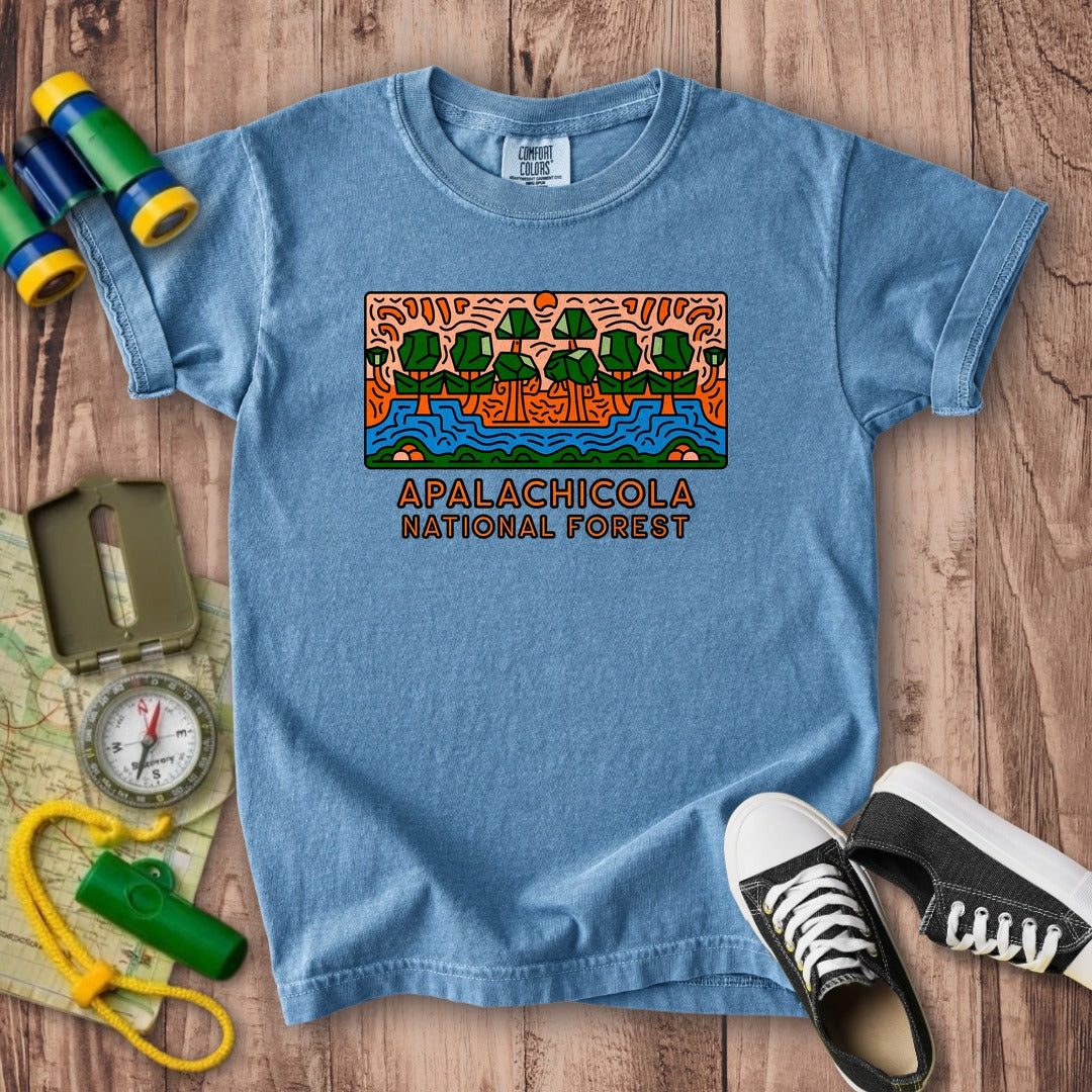 Apalachicola National Forest Kids Cotton T-Shirt