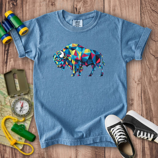 Buffalo Mosaic Kids Cotton T-Shirt