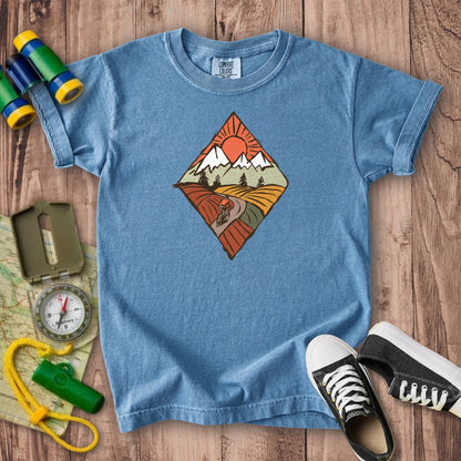 Pedal to the Peaks Kids Cotton T-Shirt