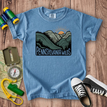 Pennsylvania Wilds Kids Cotton T-Shirt