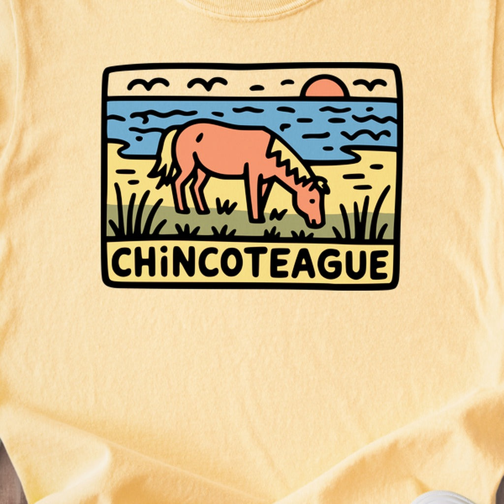 Chincoteague National Wildlife Refuge Kids Cotton T-Shirt