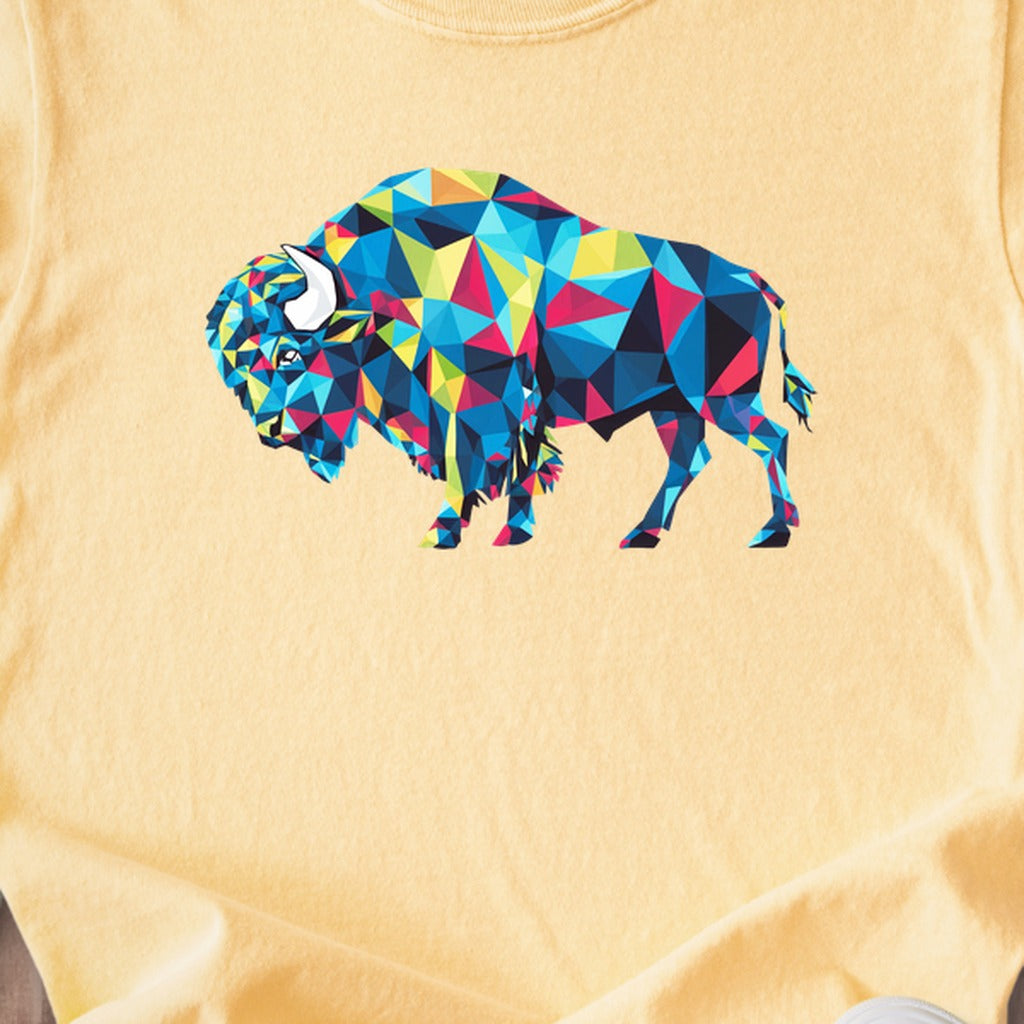 Buffalo Mosaic Kids Cotton T-Shirt