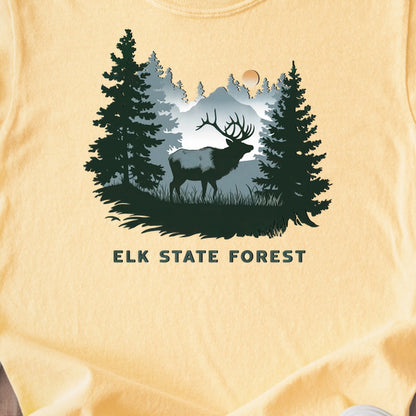 Elk State Forest Kids Cotton T-Shirt