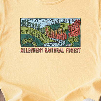 Allegheny National Forest Kids Cotton T-Shirt