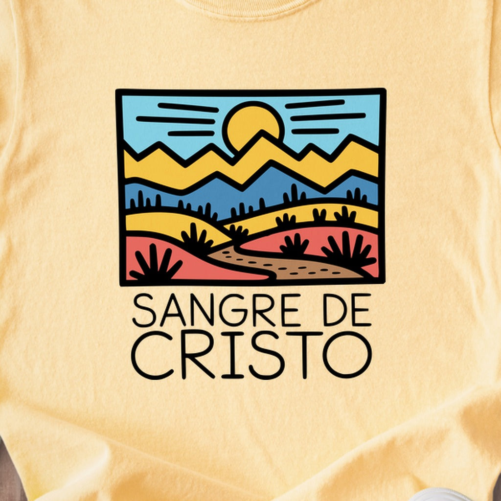Sangre De Cristo Mountains Kids Cotton T-Shirt