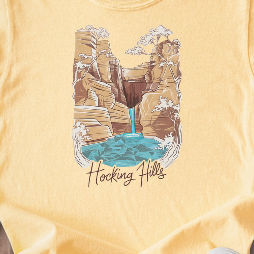 Hocking Hills State Park Kids Cotton T-Shirt