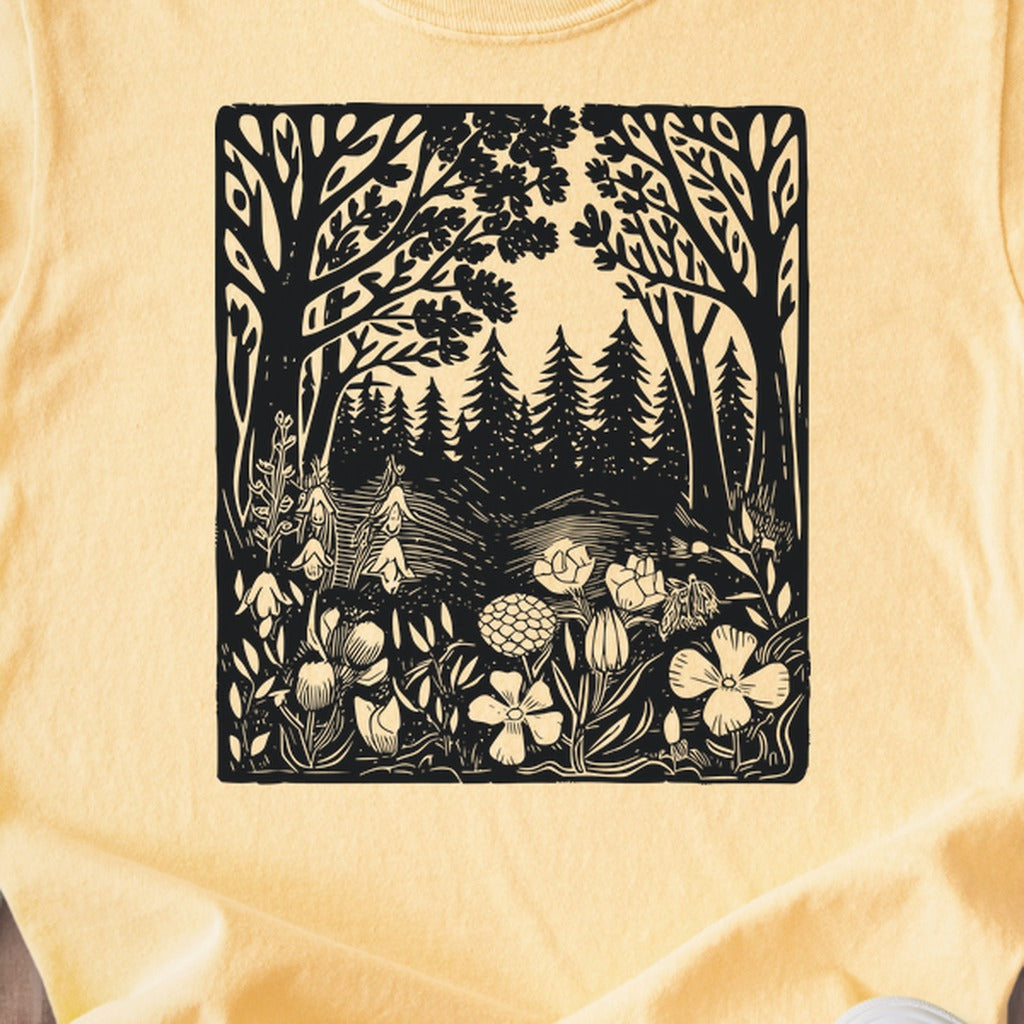 Forest Bloom Kids Cotton T-Shirt