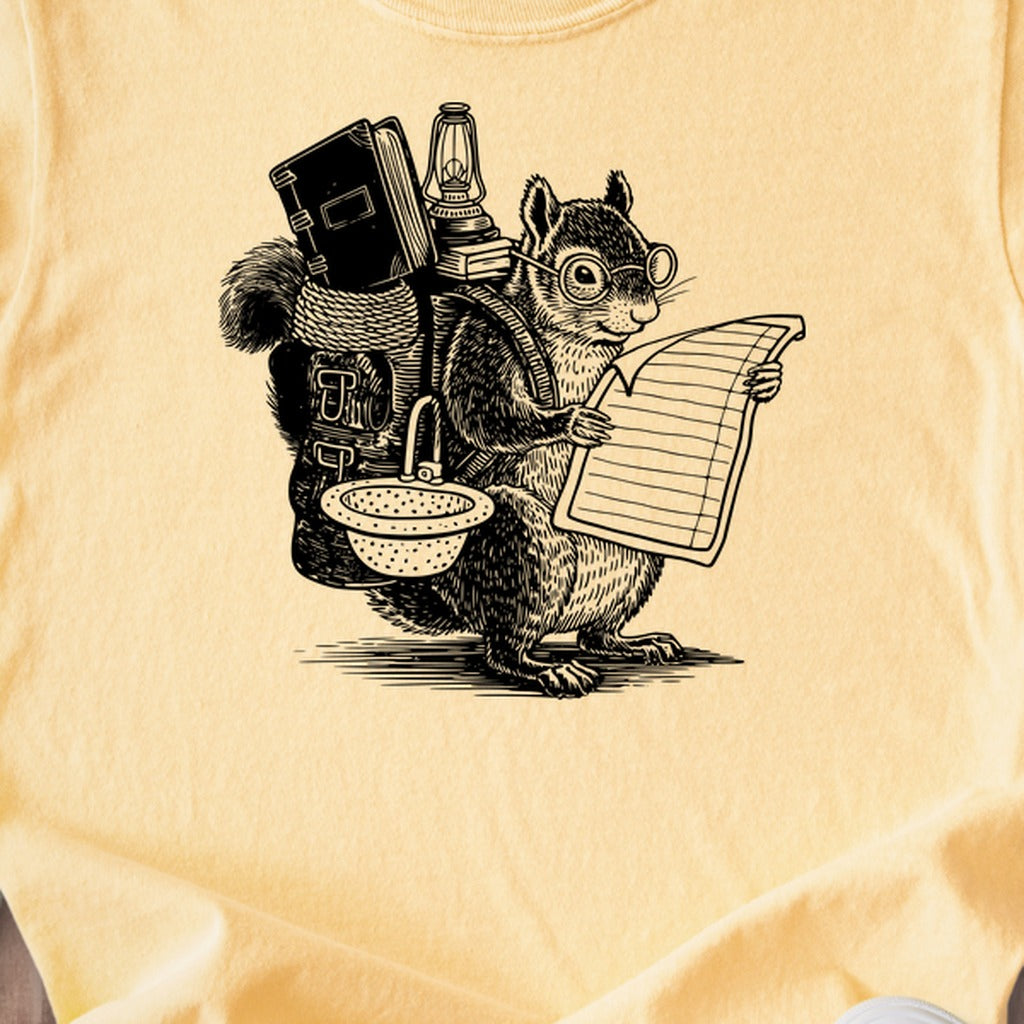 The Packademic Squirrel Kids Cotton T-Shirt