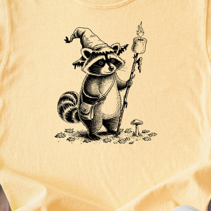 The S'morecerer Raccoon Kids Cotton T-Shirt