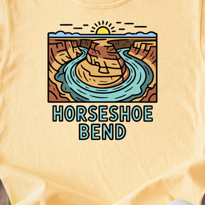 Horseshoe Bend Glen Canyon Kids Cotton T-Shirt