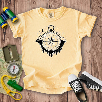Navigate the Mountains Kids Cotton T-Shirt
