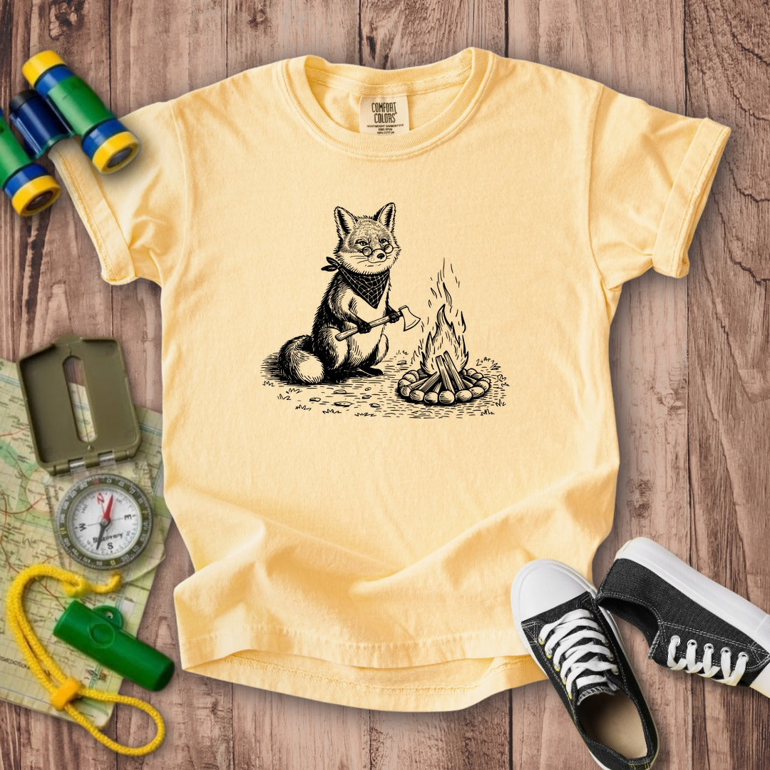The Pyrofessor Fox Kids Cotton T-Shirt