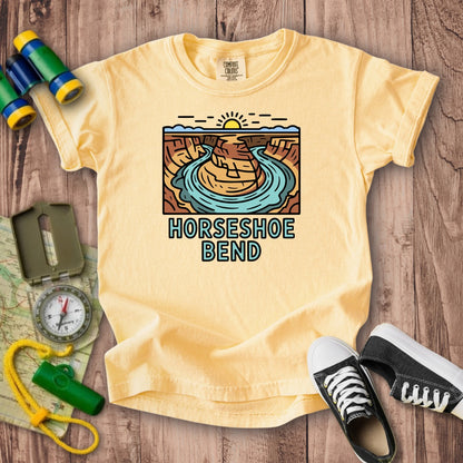 Horseshoe Bend Glen Canyon Kids Cotton T-Shirt