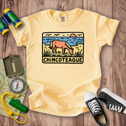 Chincoteague National Wildlife Refuge Kids Cotton T-Shirt