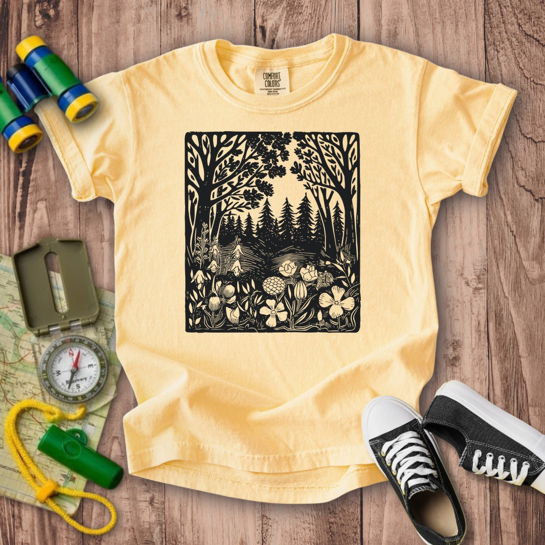 Forest Bloom Kids Cotton T-Shirt