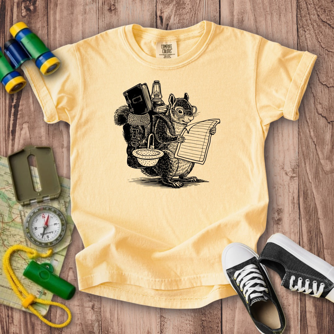 The Packademic Squirrel Kids Cotton T-Shirt