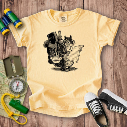 The Packademic Squirrel Kids Cotton T-Shirt