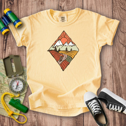 Pedal to the Peaks Kids Cotton T-Shirt