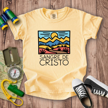 Sangre De Cristo Mountains Kids Cotton T-Shirt