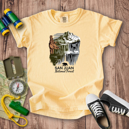 San Juan National Forest Kids Cotton T-Shirt