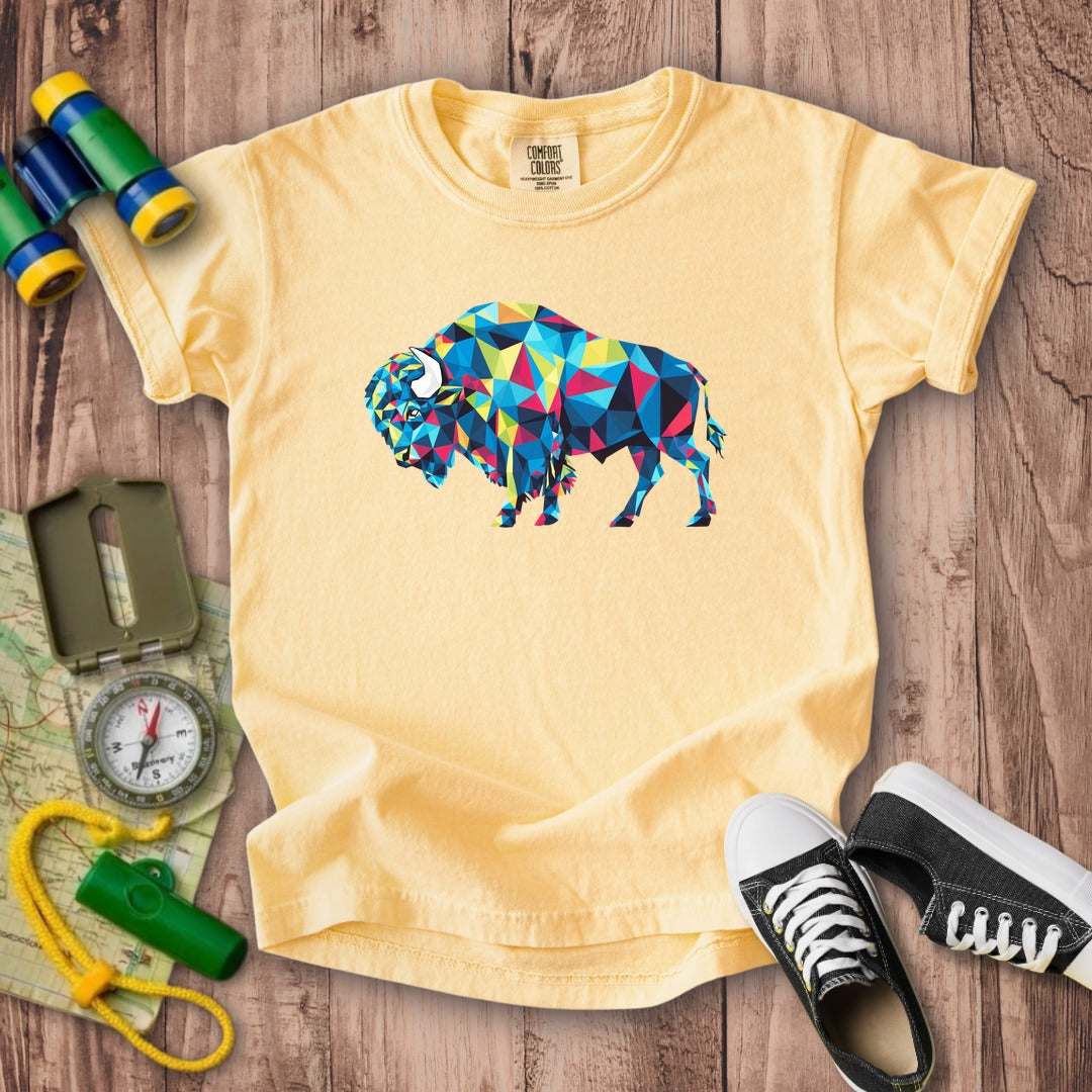Buffalo Mosaic Kids Cotton T-Shirt