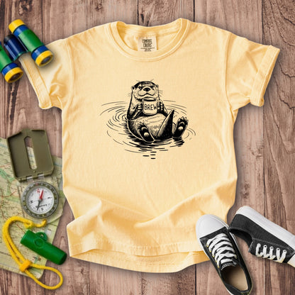 The Hoptimist Otter Kids Cotton T-Shirt