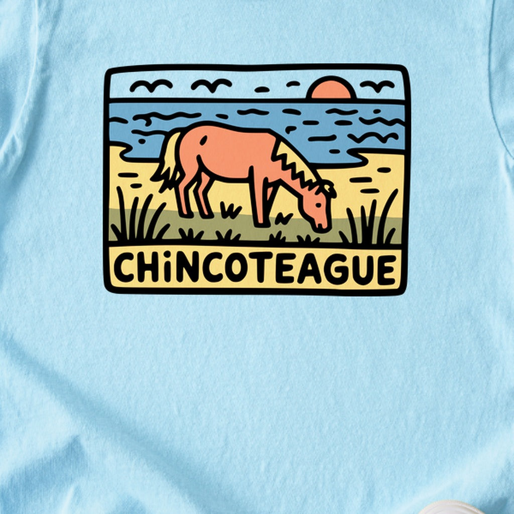 Chincoteague National Wildlife Refuge Kids Cotton T-Shirt