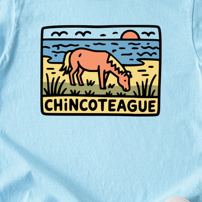 Chincoteague National Wildlife Refuge Kids Cotton T-Shirt