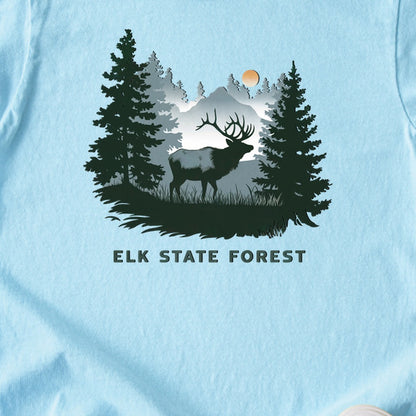 Elk State Forest Kids Cotton T-Shirt