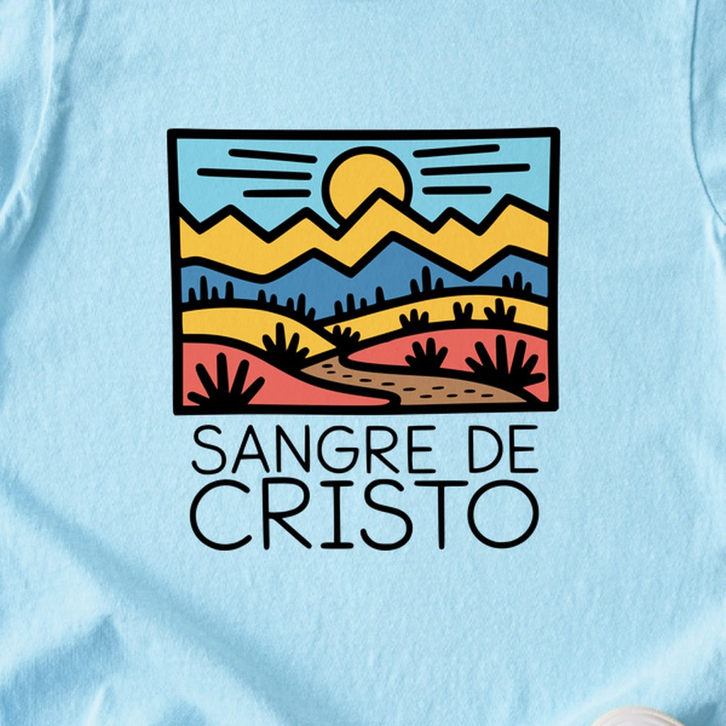Sangre De Cristo Mountains Kids Cotton T-Shirt