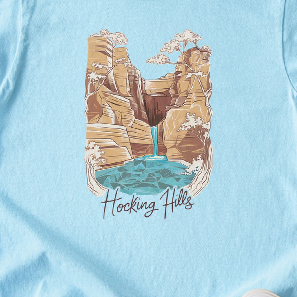 Hocking Hills State Park Kids Cotton T-Shirt