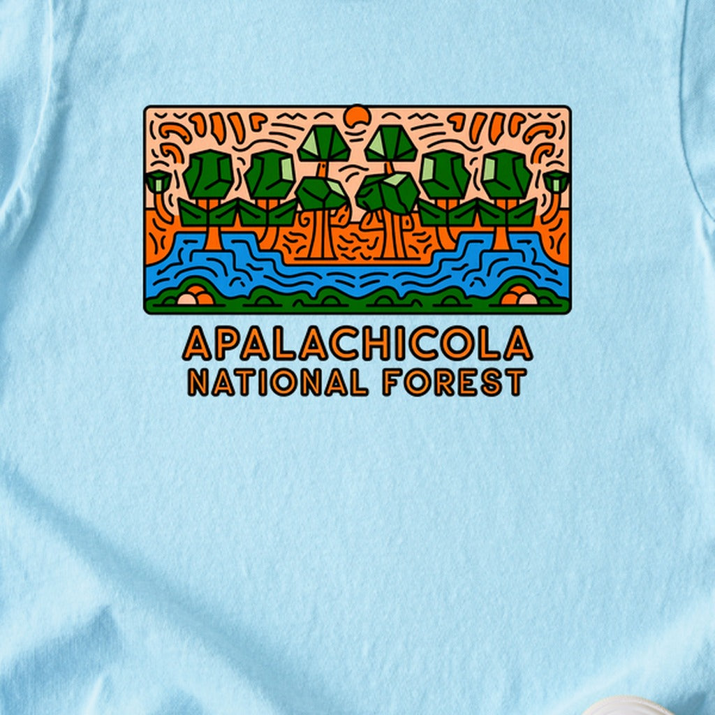 Apalachicola National Forest Kids Cotton T-Shirt
