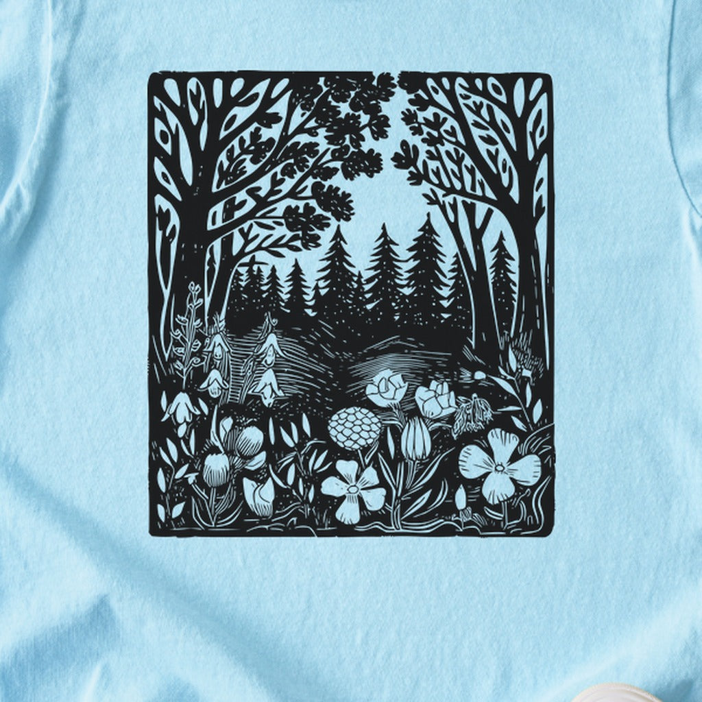 Forest Bloom Kids Cotton T-Shirt