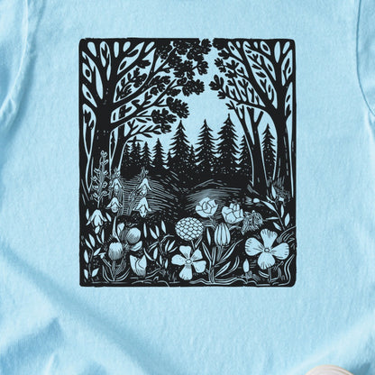 Forest Bloom Kids Cotton T-Shirt