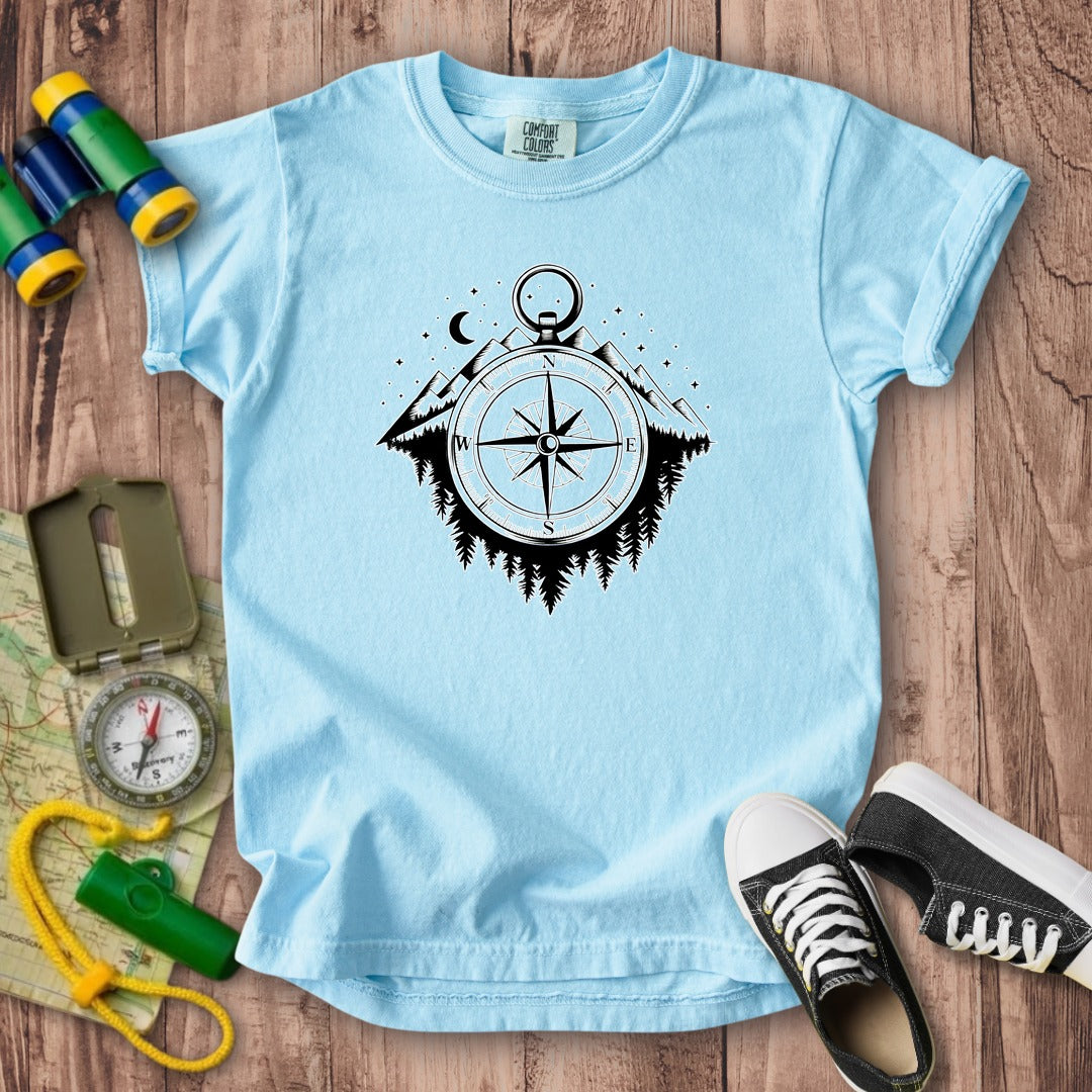 Navigate the Mountains Kids Cotton T-Shirt